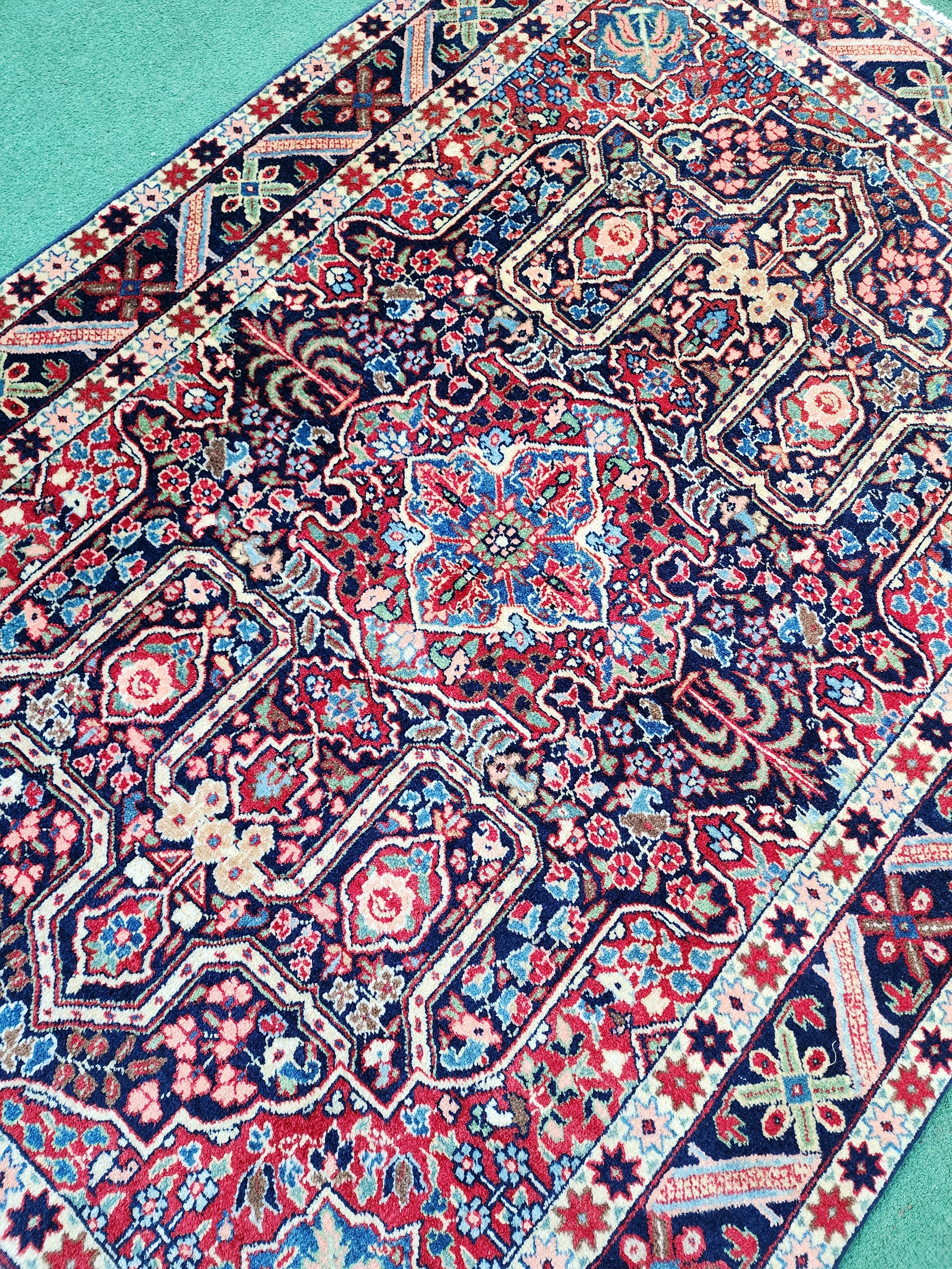 vintage Persian Area Rug — in setting