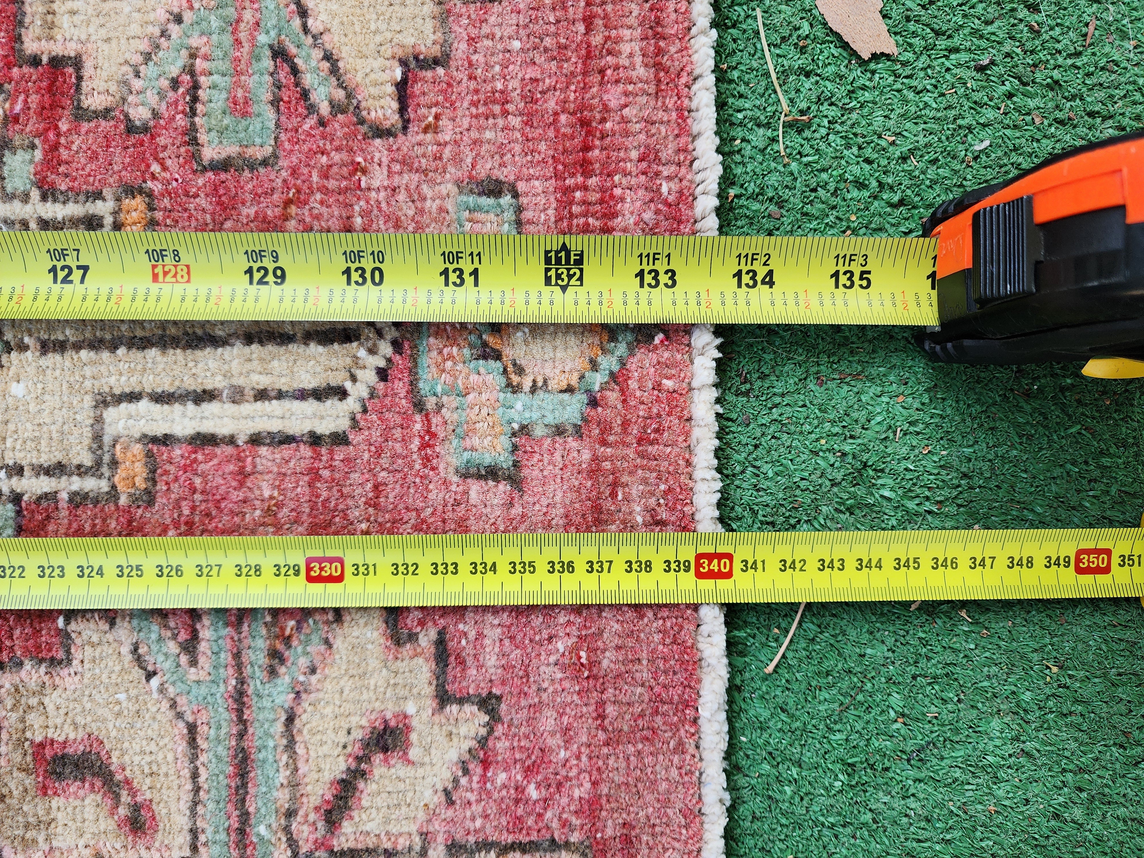 Persian Vintage Runner Rug, 11'2''x2'6''