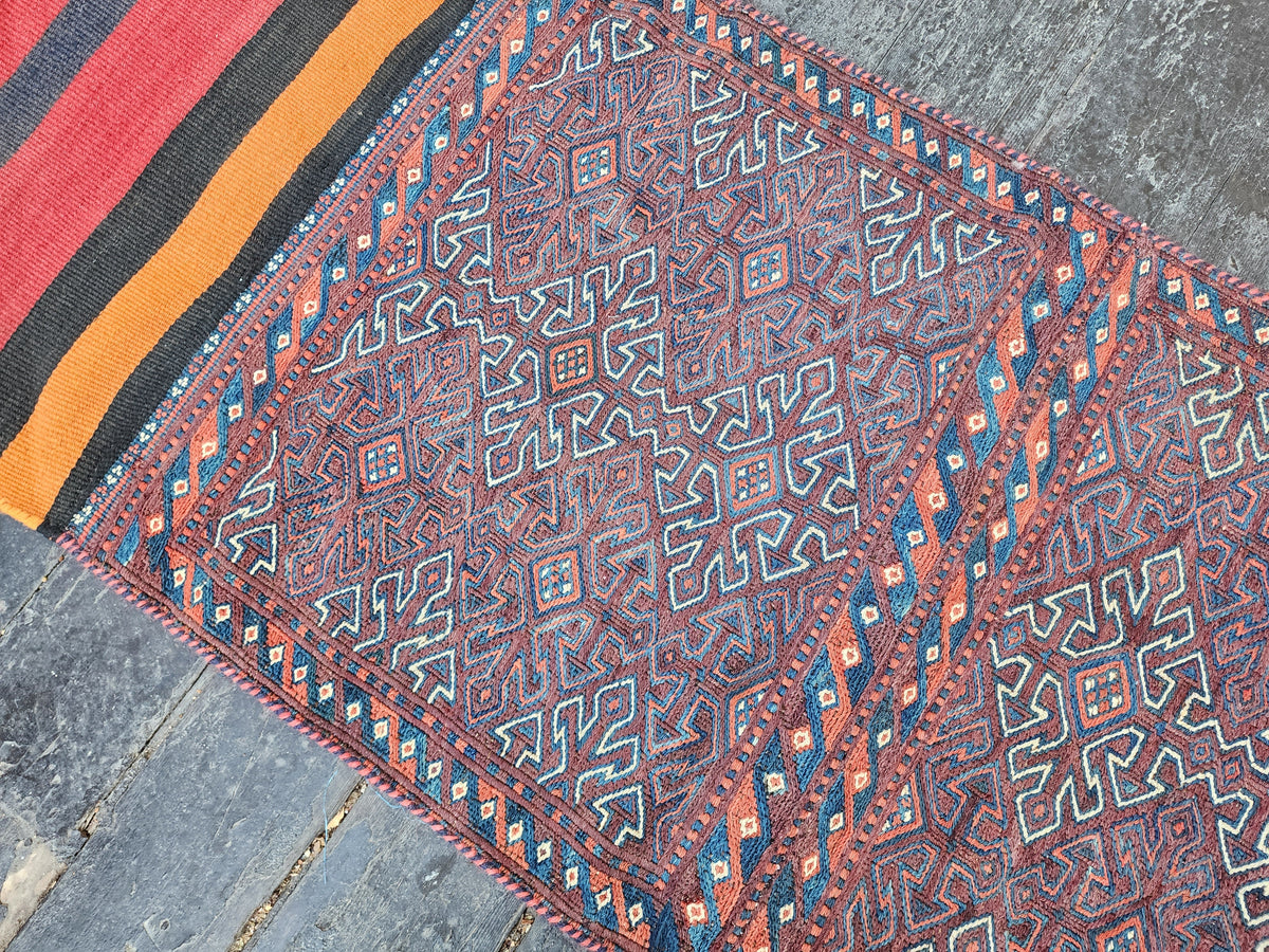 vintage Kilim Wool Runner Rug — in setting
