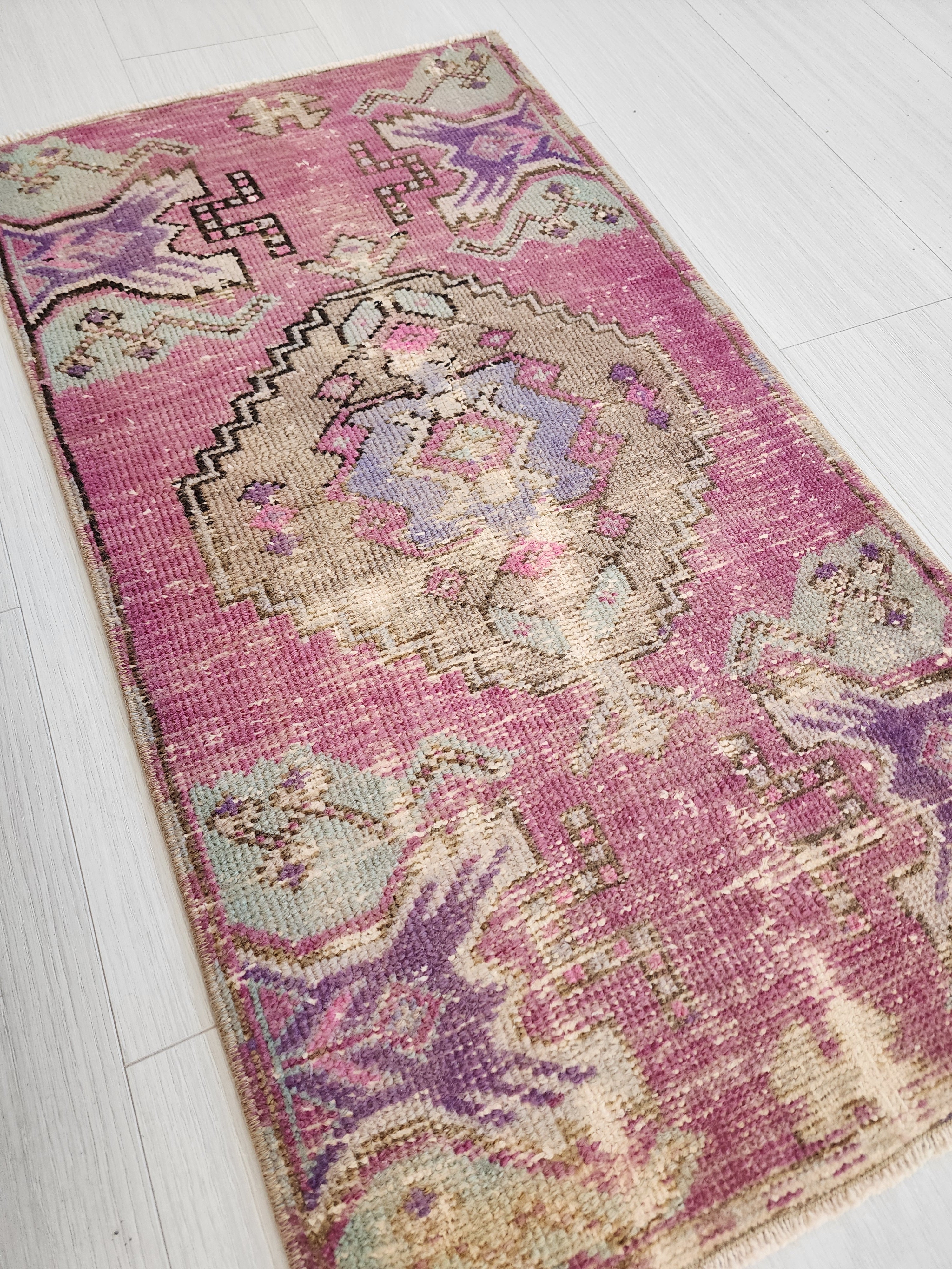 Handmade Small Turkish Rug