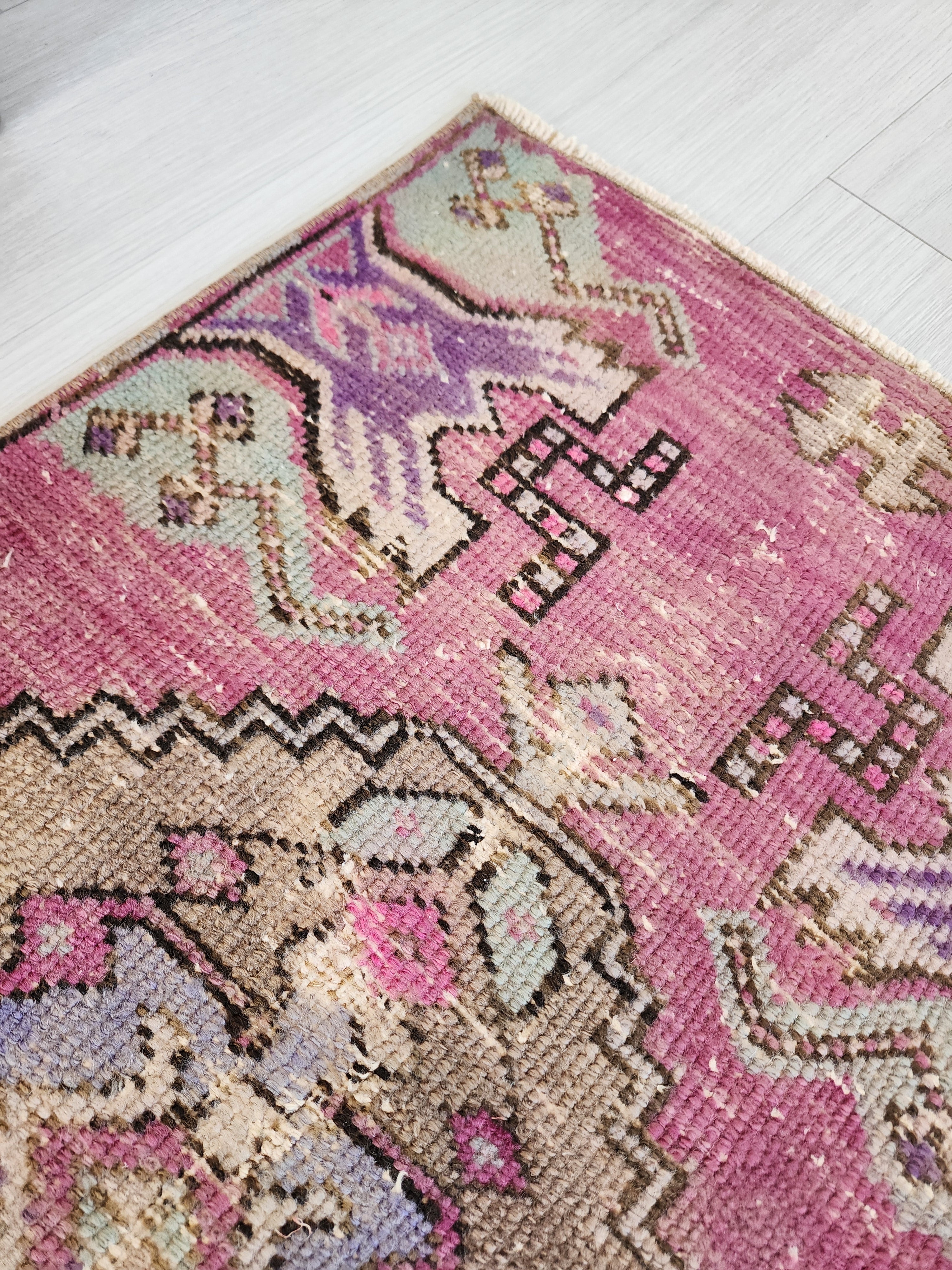 Handmade Small Turkish Rug