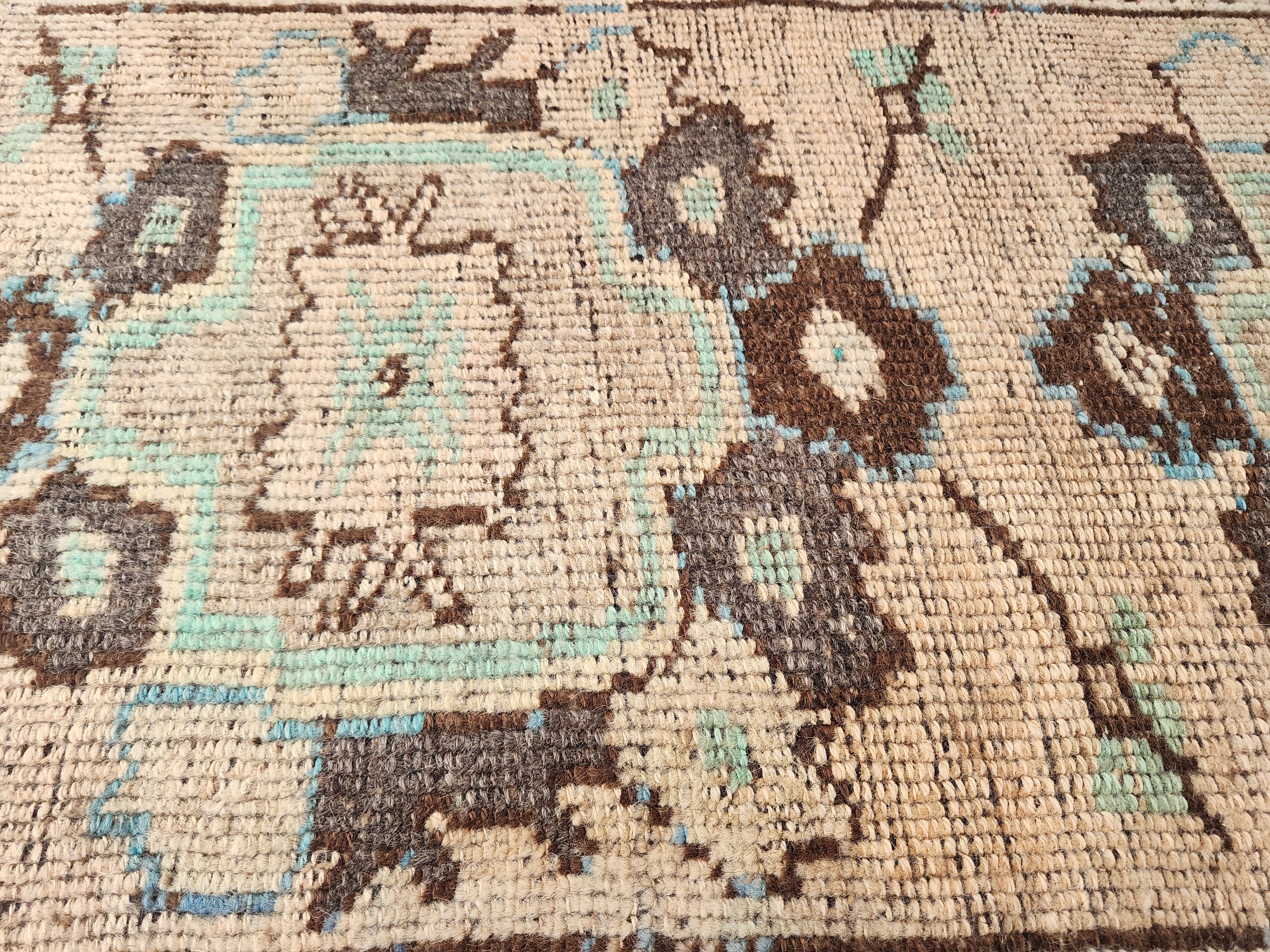 Small Turkish Rug, 3 ft 1 in x 1 ft 7 in
