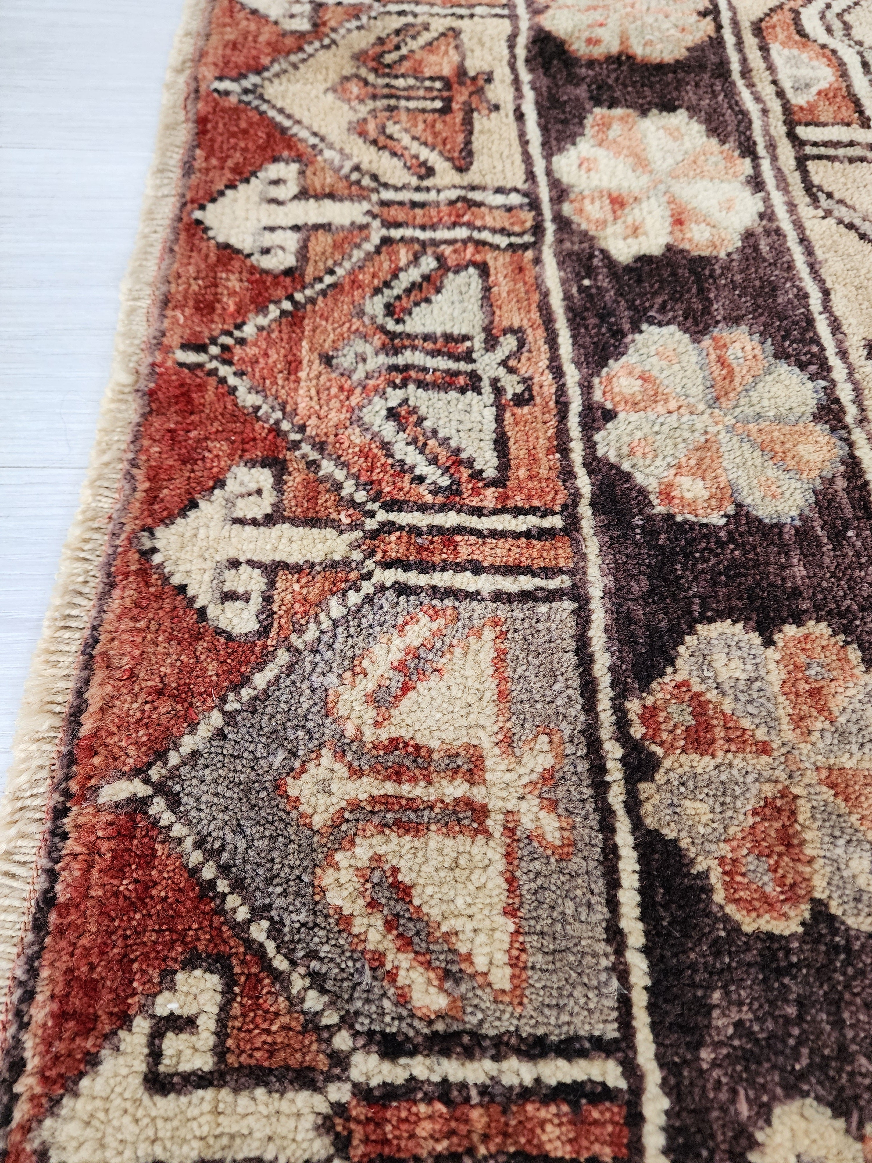 19th Century Konya Tulu Rug in Earthy Tones