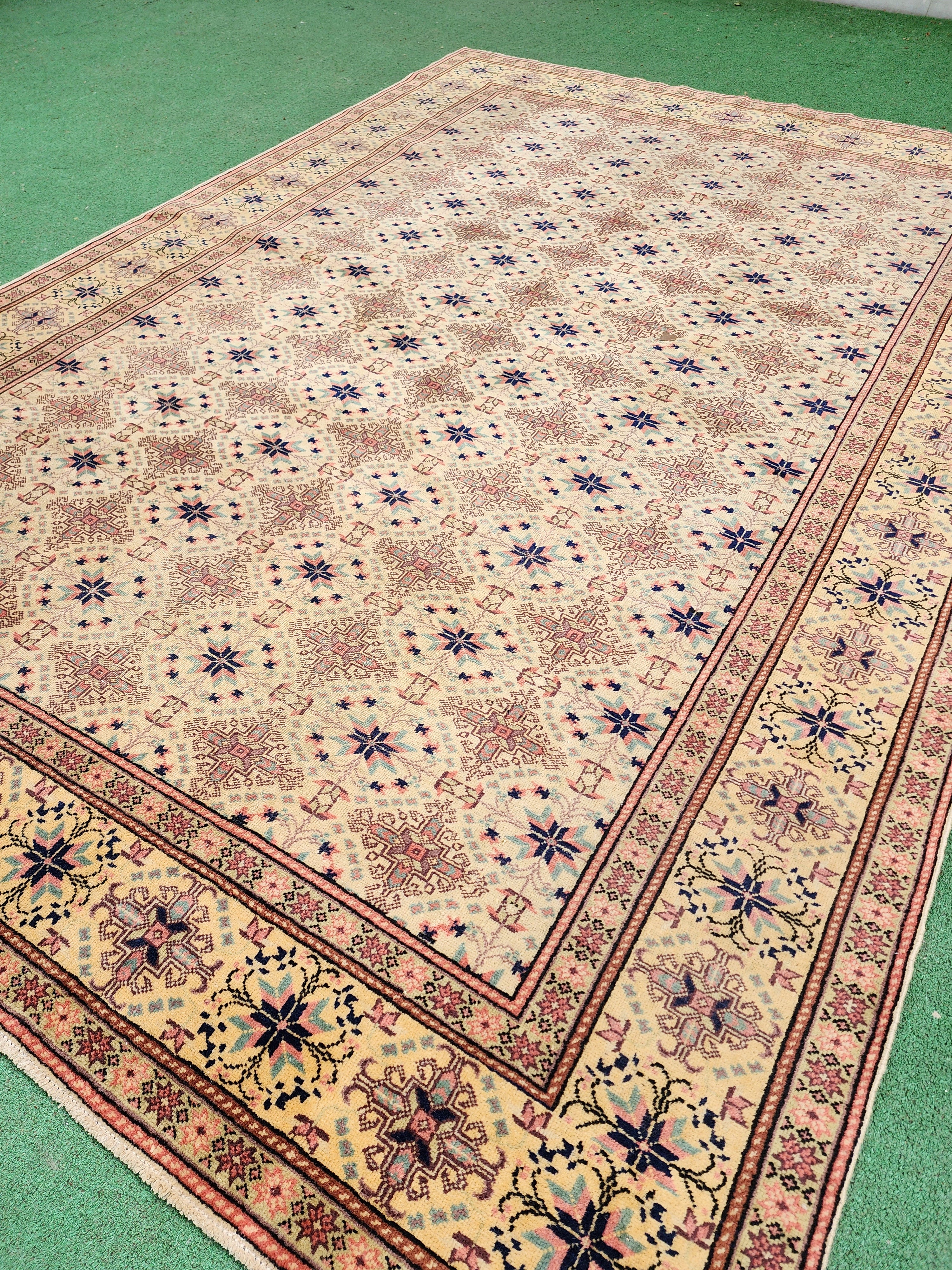 Turkish Kayseri Vintage Rug 6x10