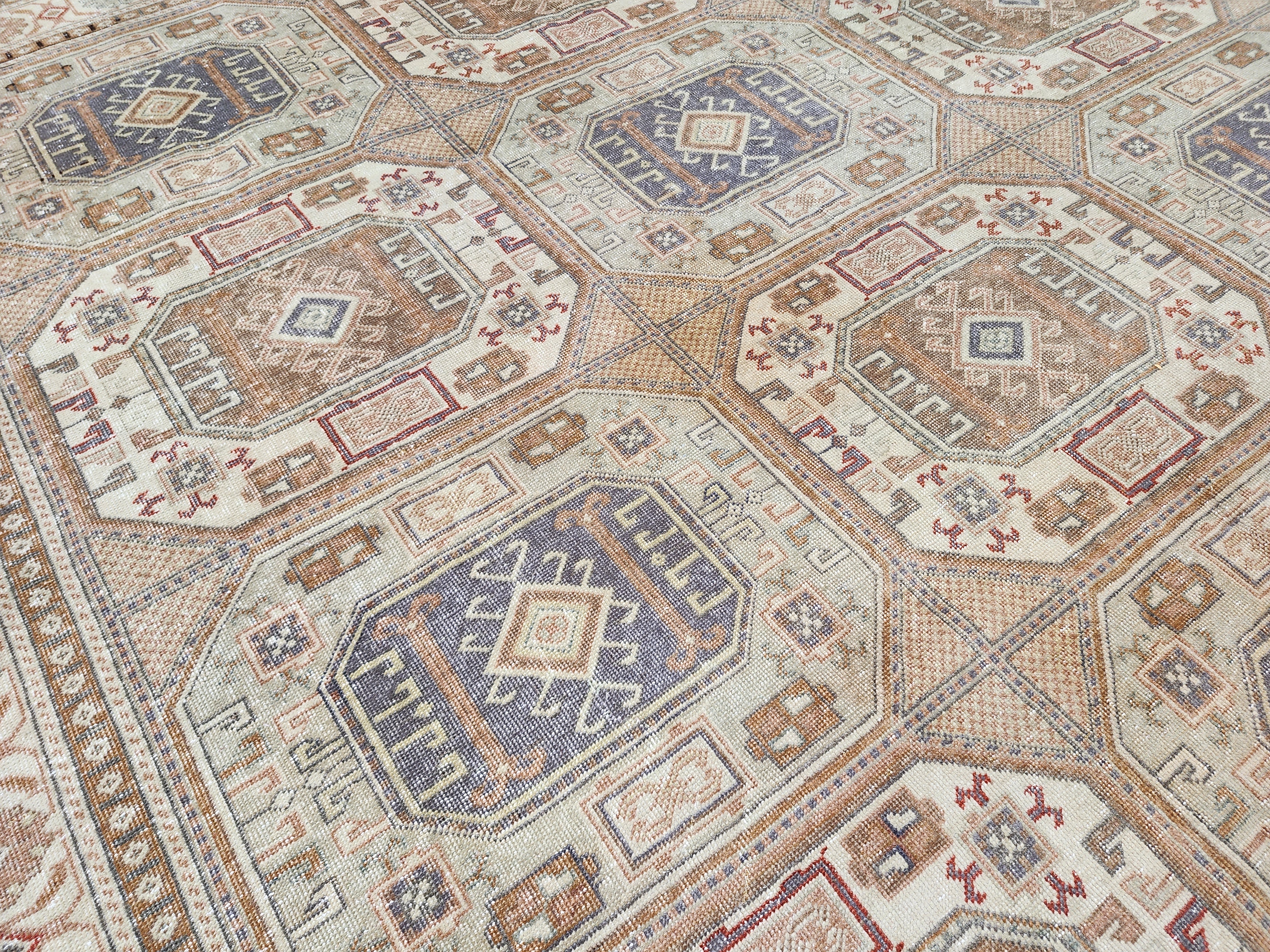 Tapis Kayseri turc vintage pastel 9'7''x6'7''