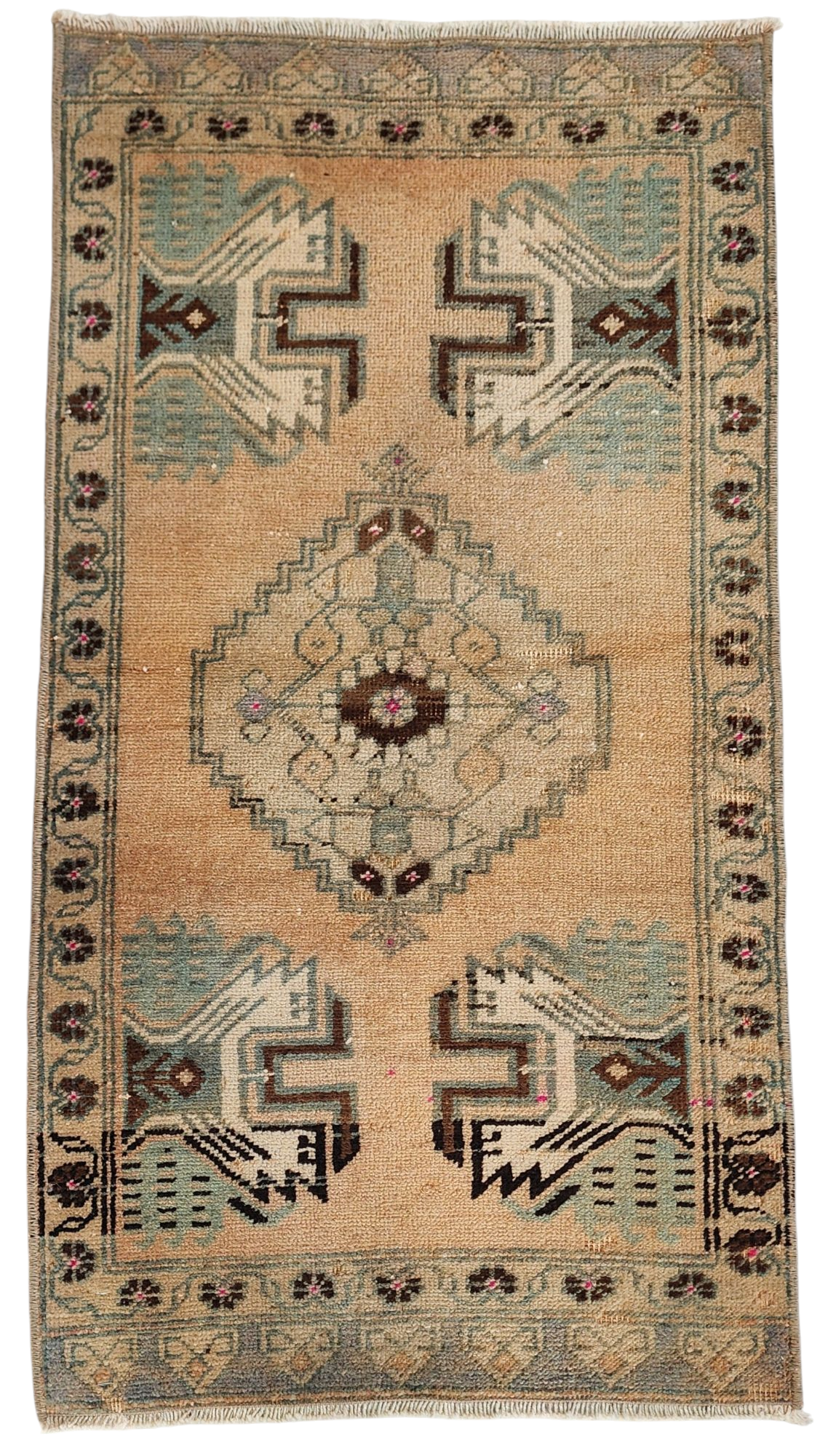 Vintage Small Turkish Rug