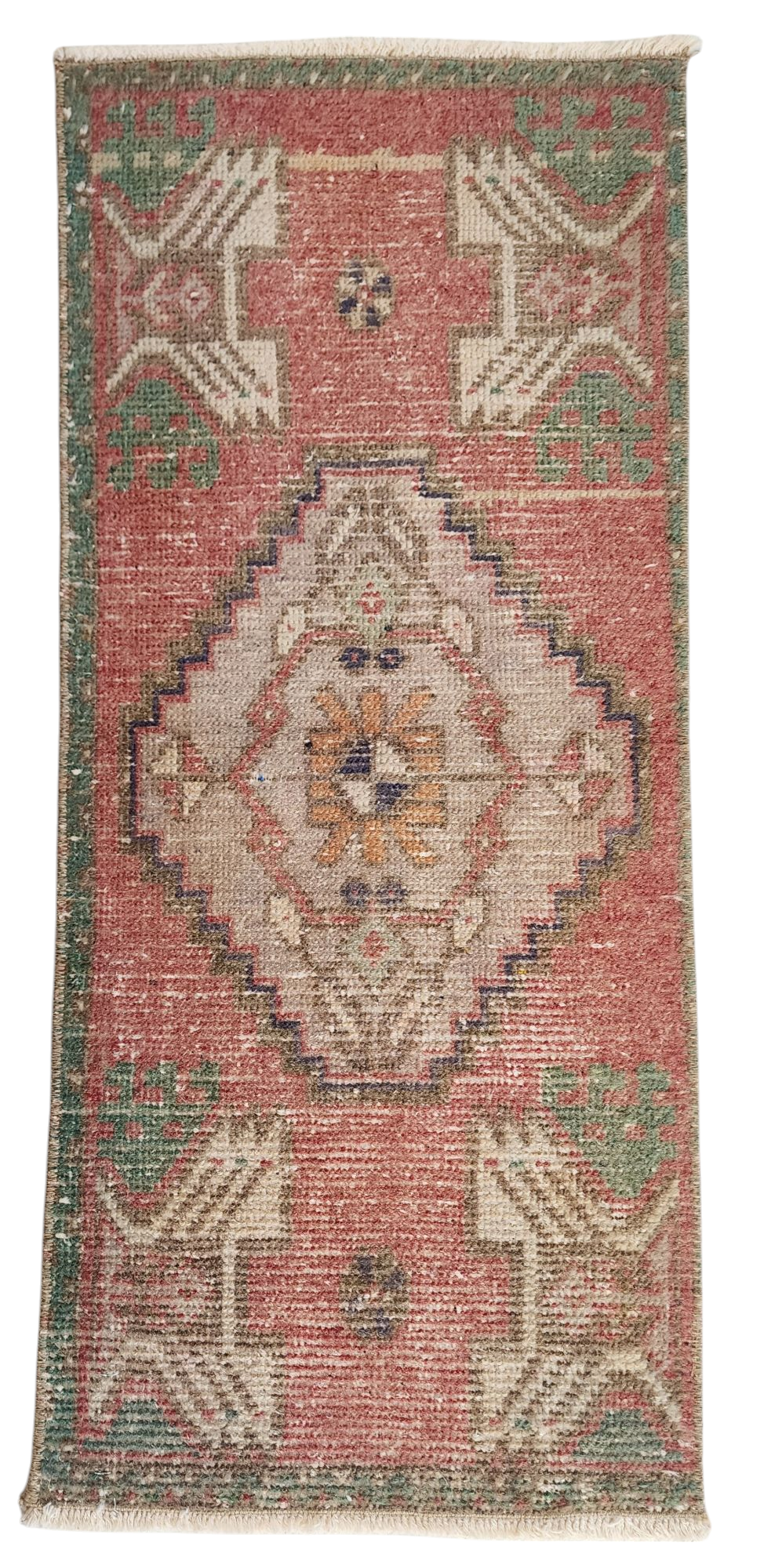 Vintage Small Rug, 2'9''x1'3''
