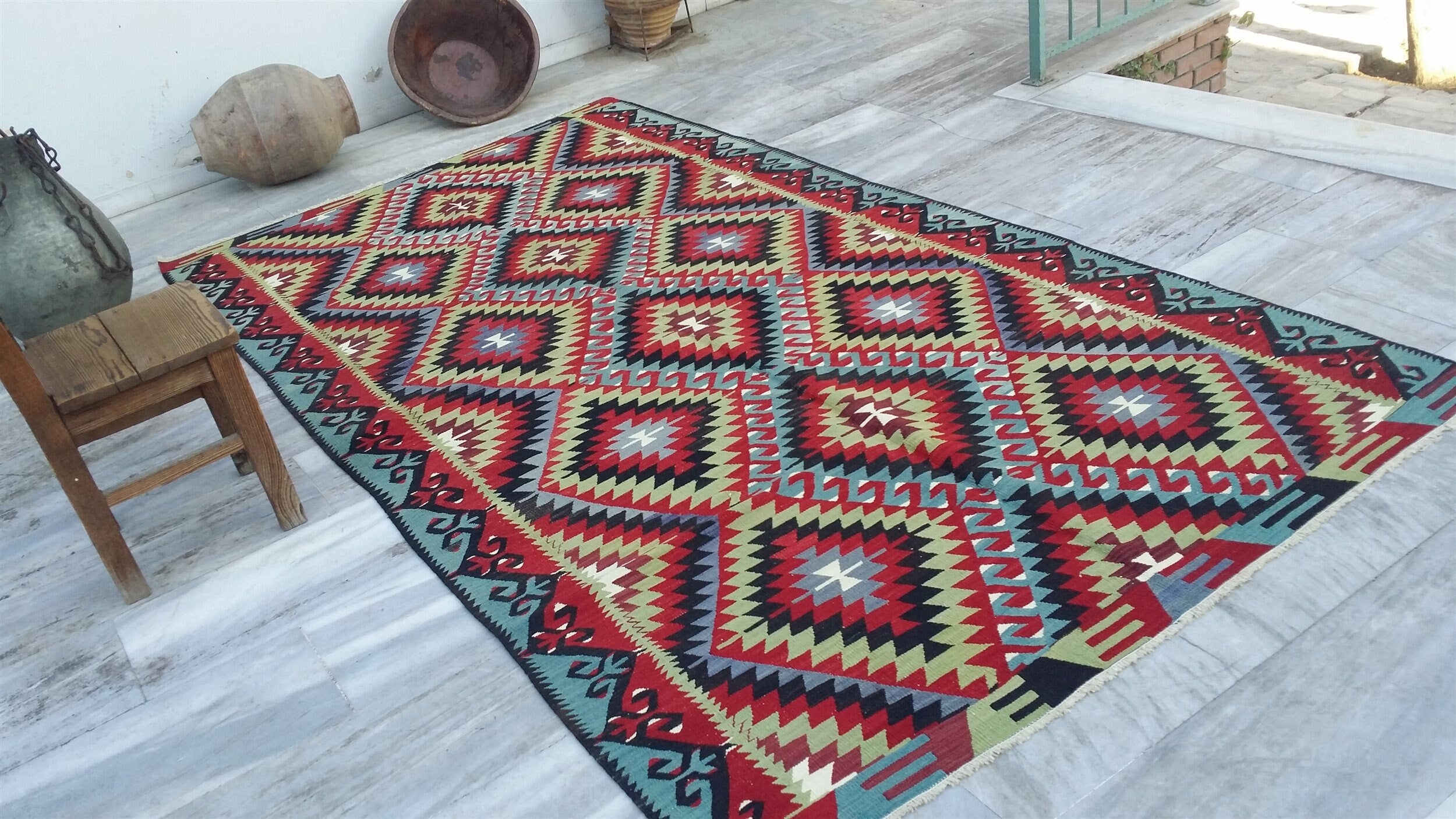 Esme Turkish Kilim Rug 10'1"x5'6"