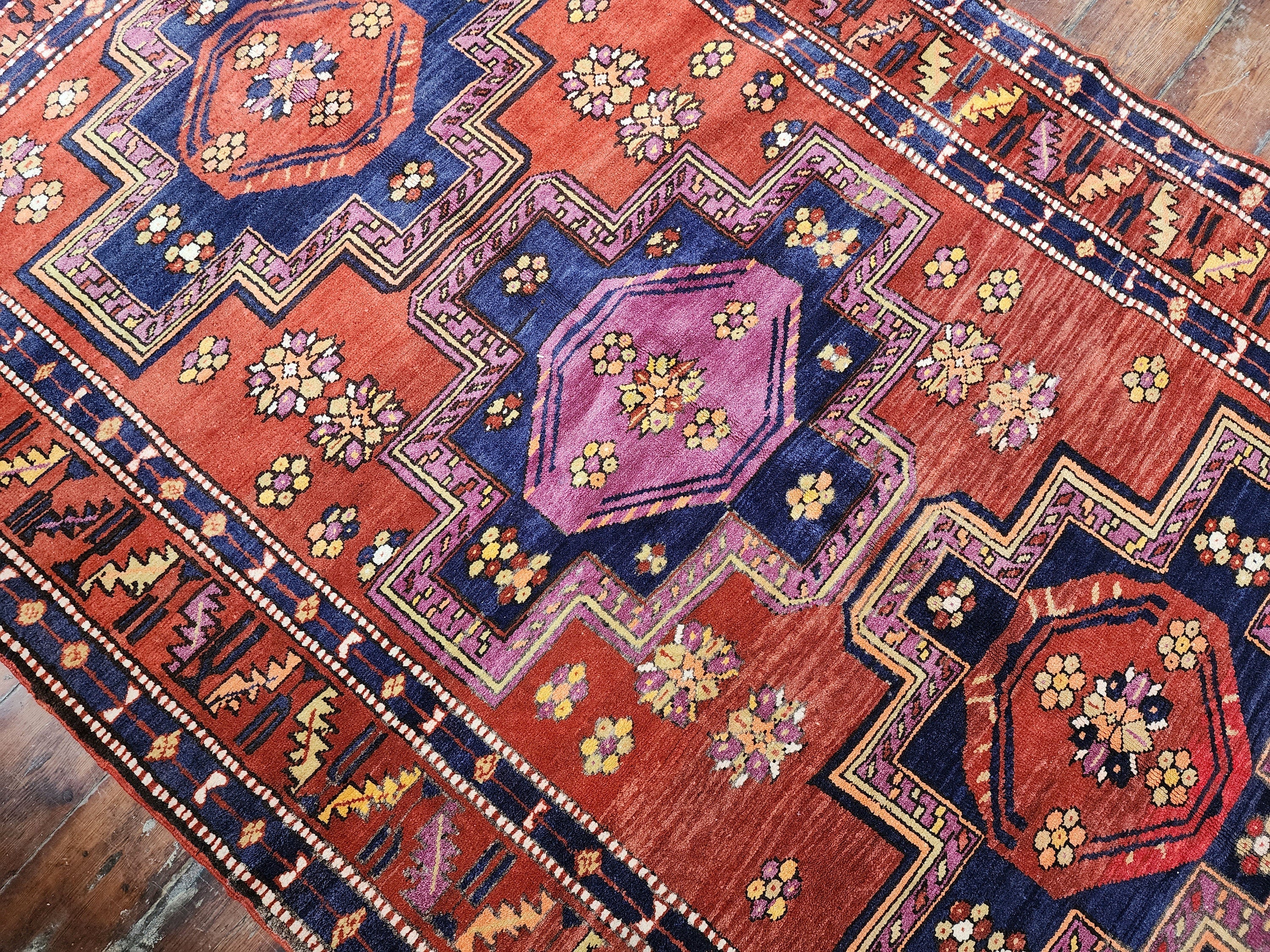 Vintage Caucasian Area Rug 7'1'' x 4'7''